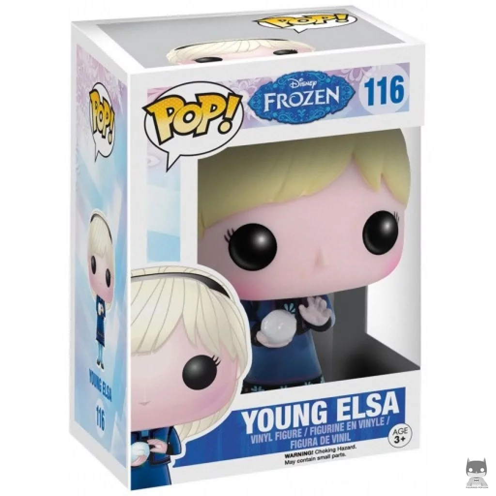 Figura Funko Pop! Elsa joven en su caja