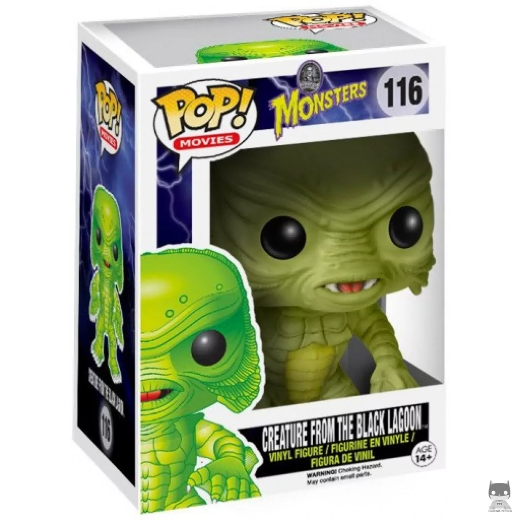 Figura Funko Pop! El monstruo de la Laguna Negra en su caja