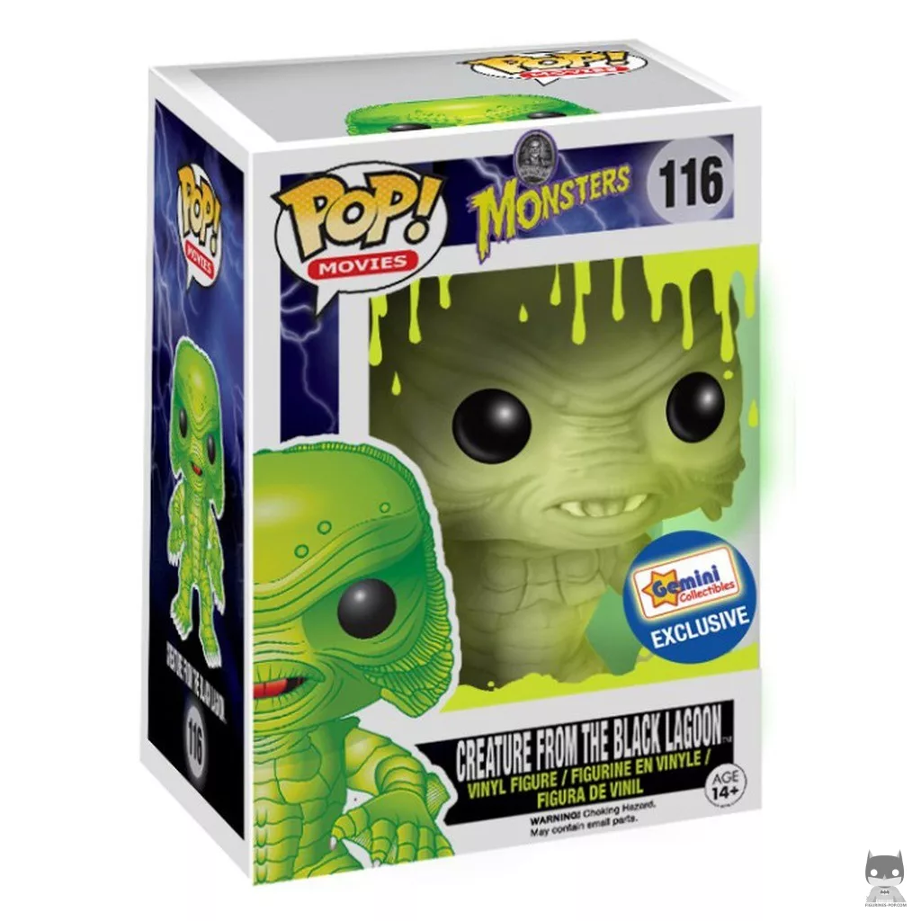 Figura Funko Pop! El monstruo de la Laguna Negra en su caja