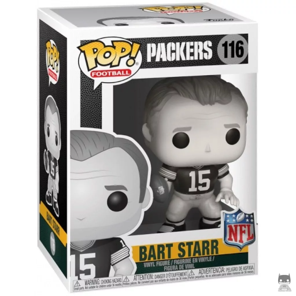 Figura Funko Pop! Bart Starr en su caja