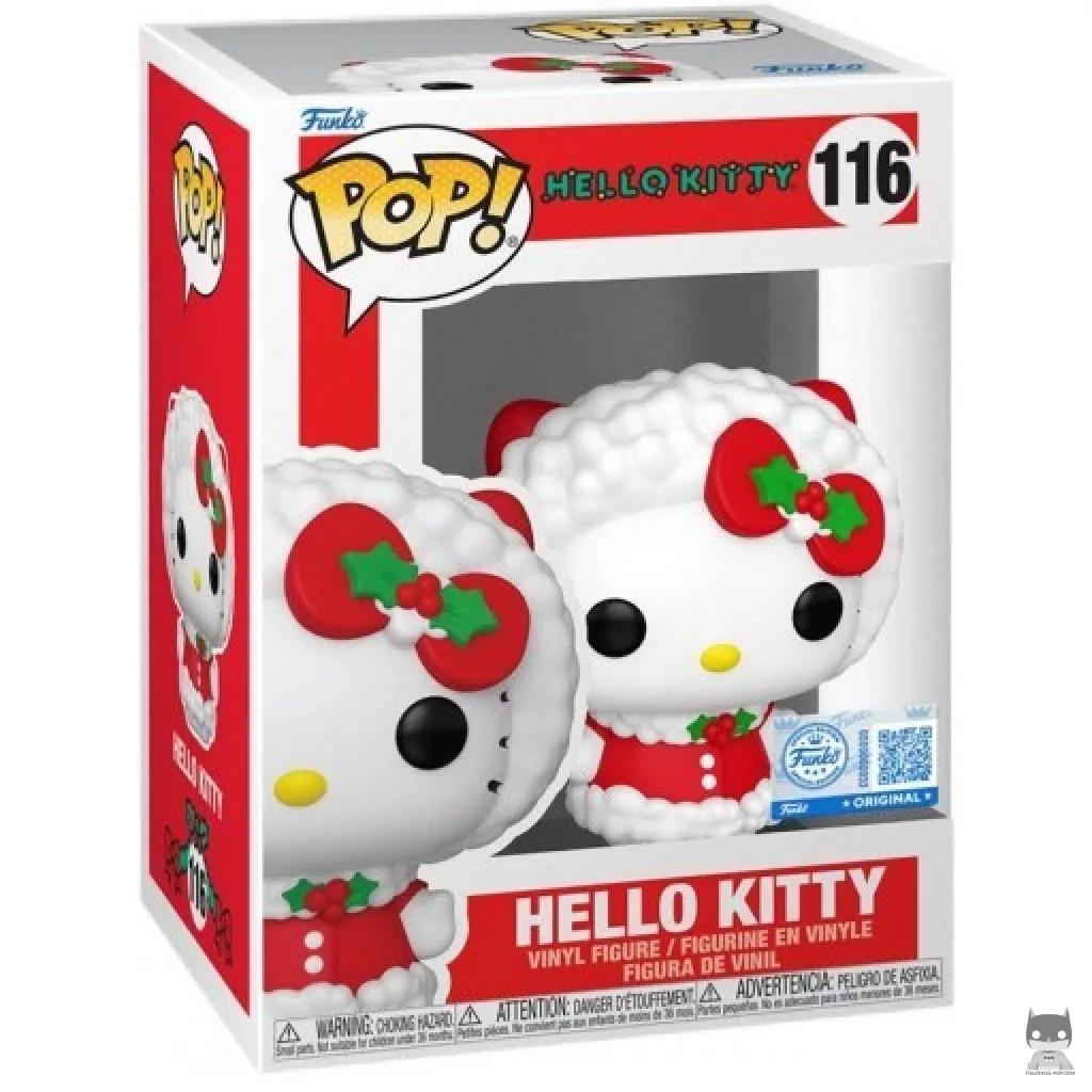 Figura Funko Pop! Hello Kitty (Navidad) en su caja