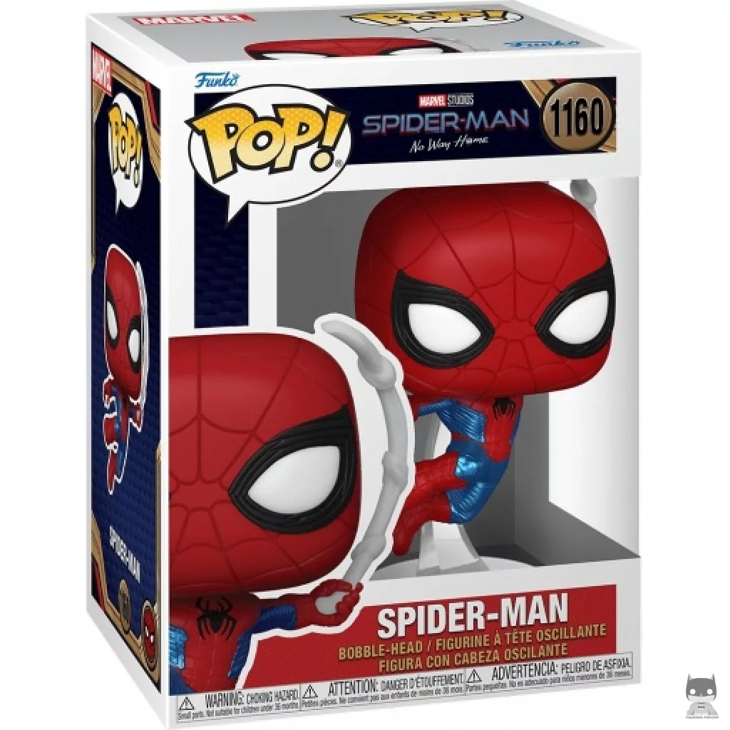 Figura Funko Pop! Spider-Man traje final en su caja