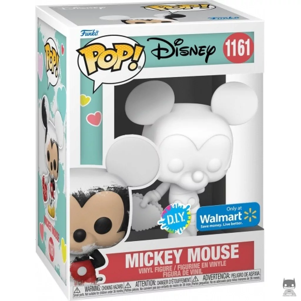 Figura Funko Pop! Mickey Mouse (DIY) en su caja