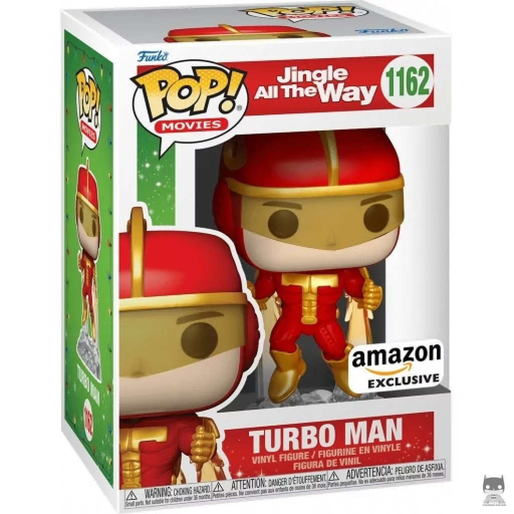 Figura Funko Pop! Turbo Man volando en su caja