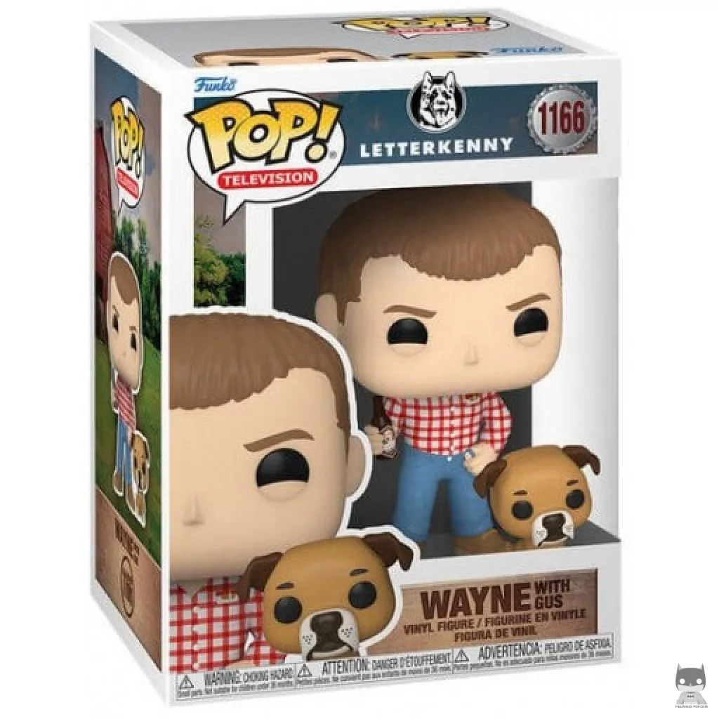 Figura Funko Pop! Wayne con Gus en su caja
