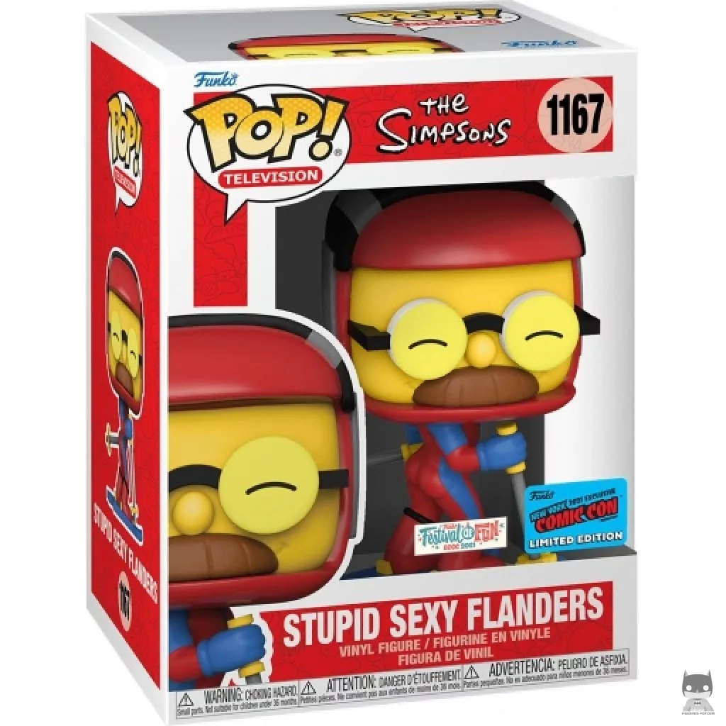 Figura Funko Pop! Flanders estúpido y sexy en su caja