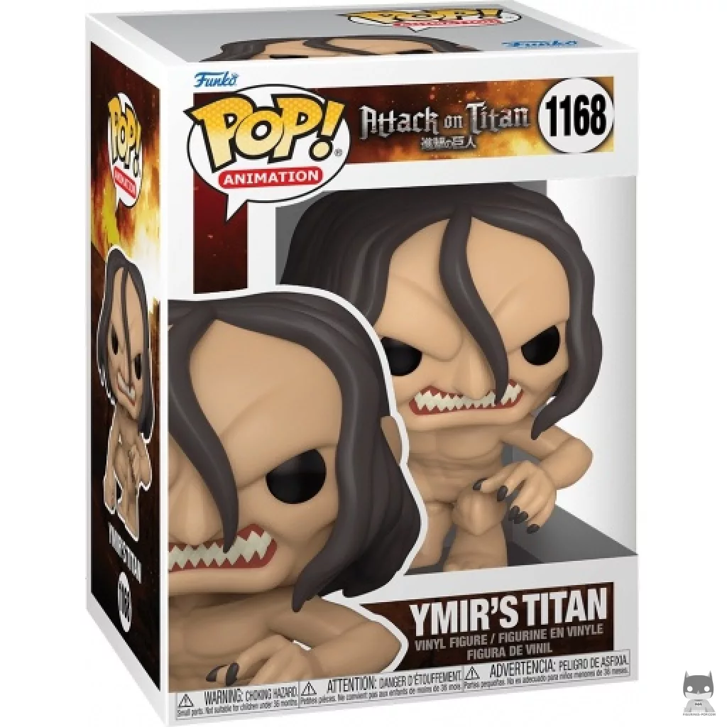 Figura Funko Pop! Titán de Ymir en su caja