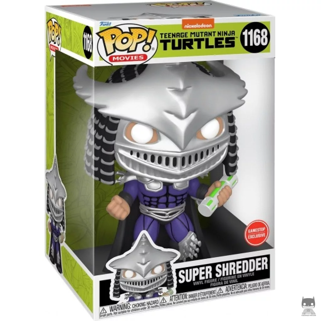Figura Funko Pop! Super Shredder (Supersized) en su caja