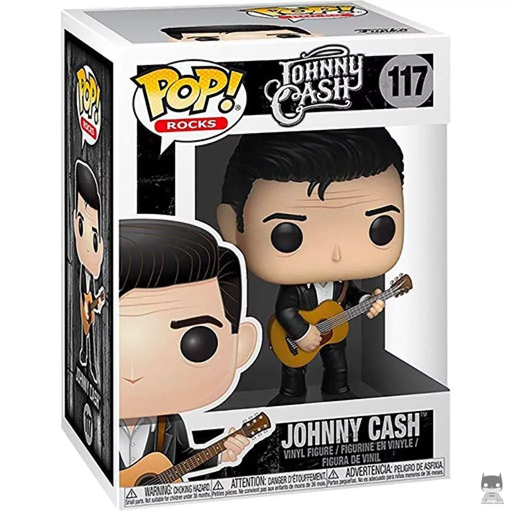 Figura Funko Pop! Johnny Cash en su caja