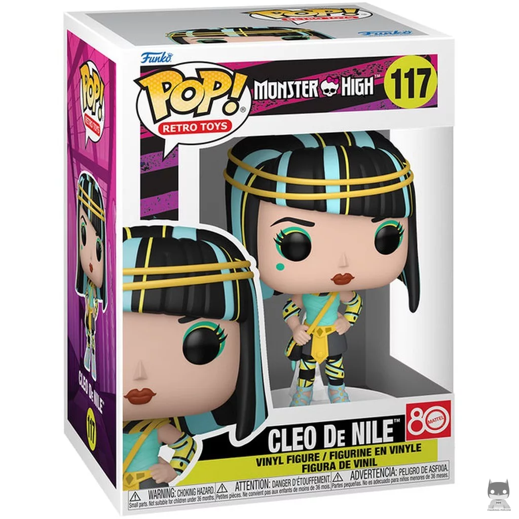 Figura Funko Pop! Cleo De Nile en su caja