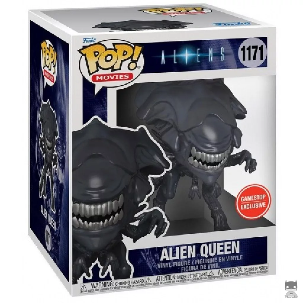 Figura Funko Pop! Reina Alien (Supersized) en su caja