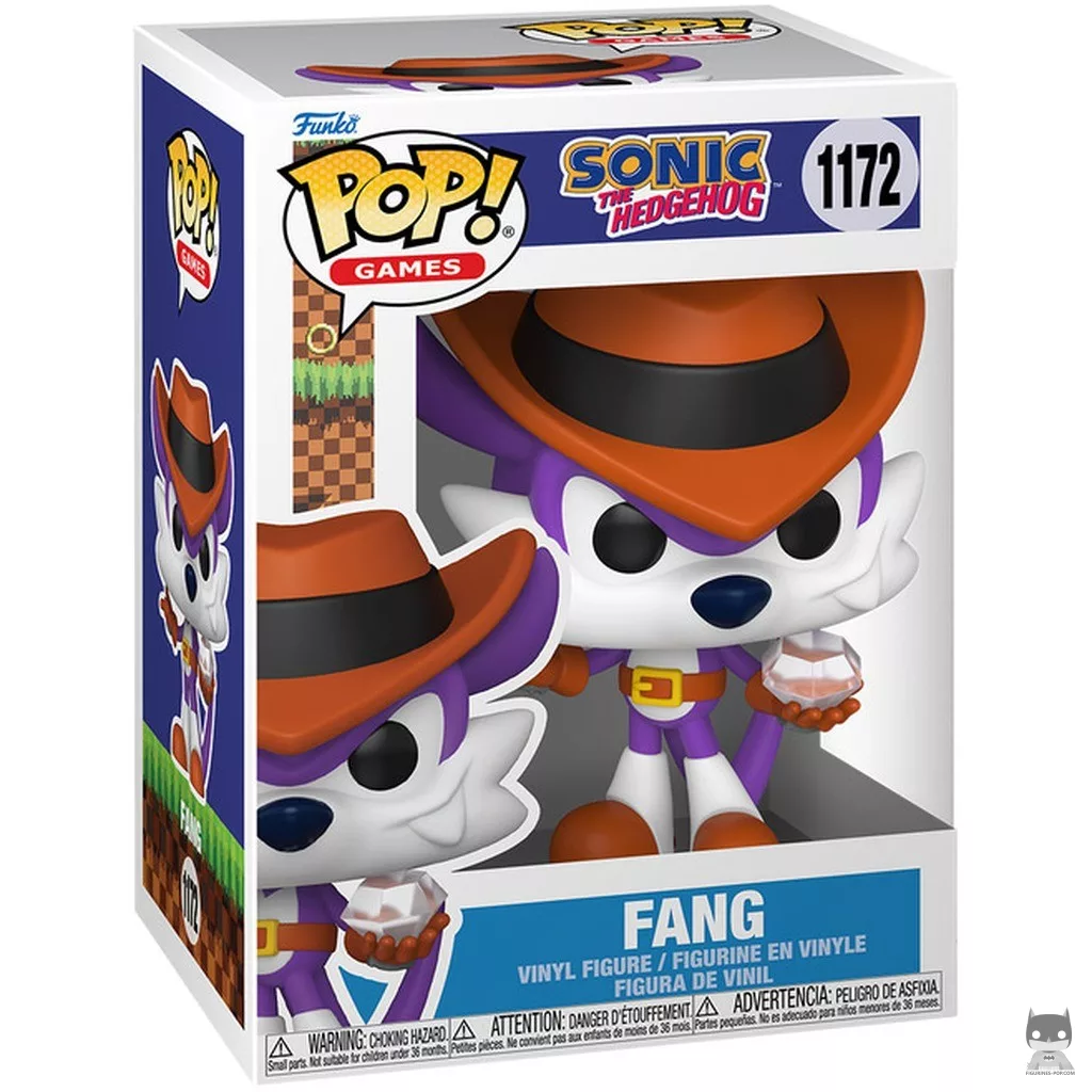 Figura Funko Pop! Fang el Cazador en su caja