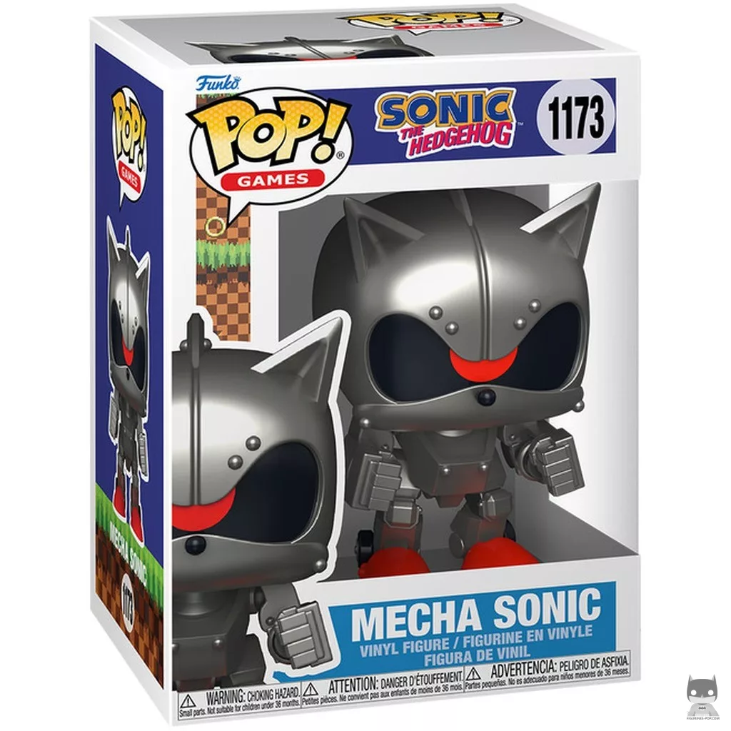 Figura Funko Pop! Mecha Sonic en su caja