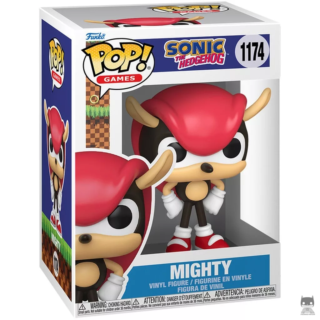 Figura Funko Pop! Mighty el Armadillo en su caja