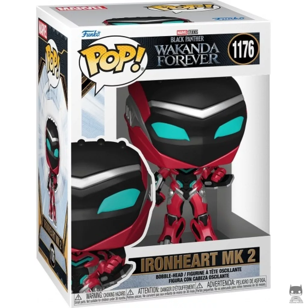 Figura Funko Pop! Ironheart MK 2 en su caja
