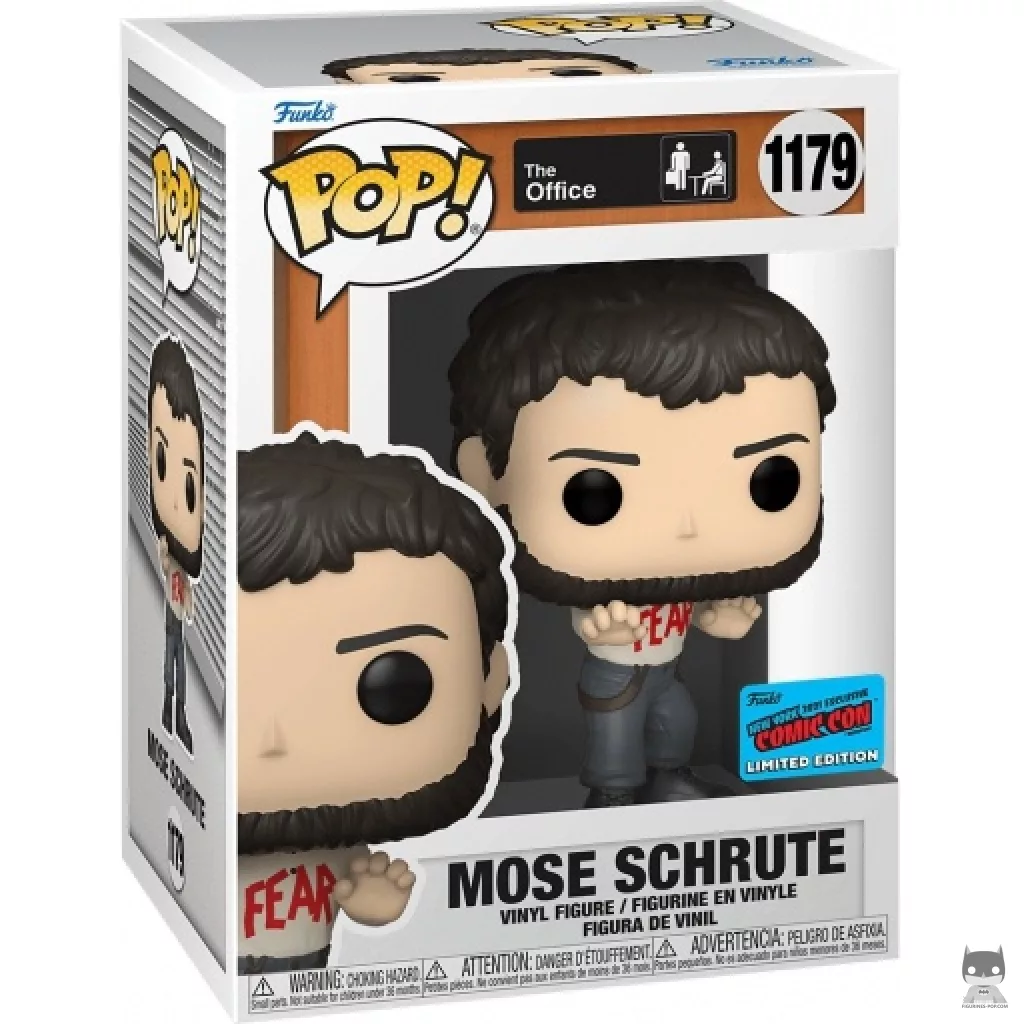 Figura Funko Pop! Mose Schrute en su caja