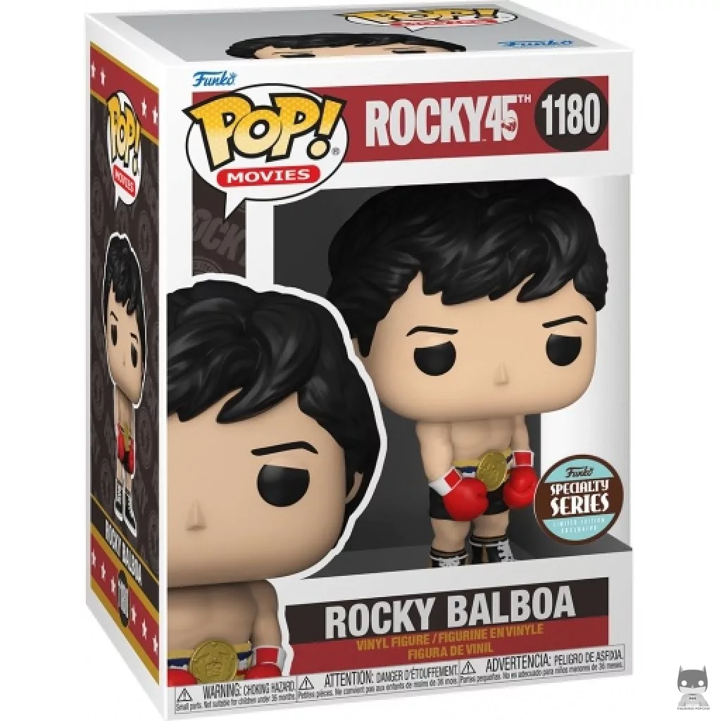 Figura Funko Pop! Rocky Balboa en su caja