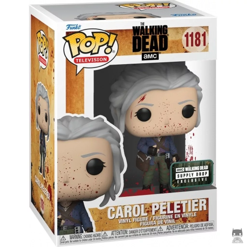 Figura Funko Pop! Carol Peletier (Ensangrentado) en su caja
