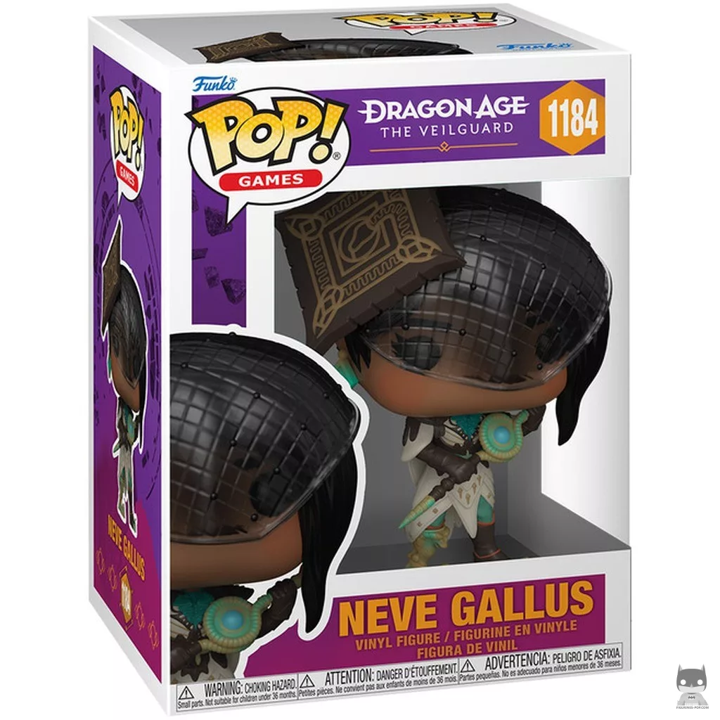 Figura Funko Pop! Neve Gallus en su caja