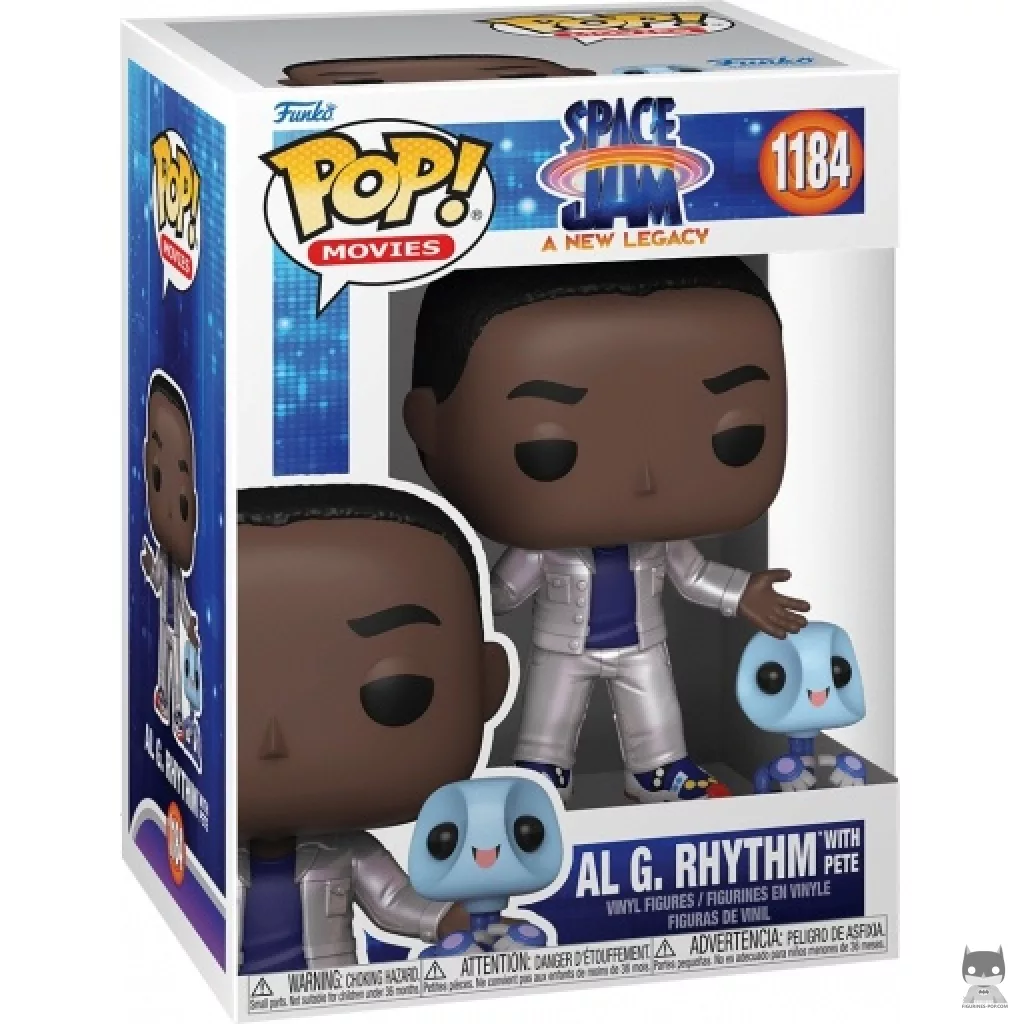 Figura Funko Pop! Al G. Rhythm con Pete en su caja