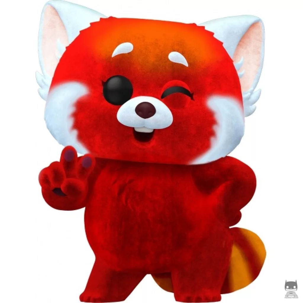 Figura Funko Pop! Mei panda rojo (Supersized & Flocado) (Red)
