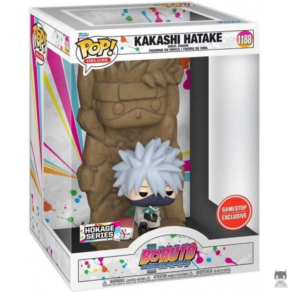 Figura Funko Pop! Monte Hokage: Kakashi Hatake en su caja