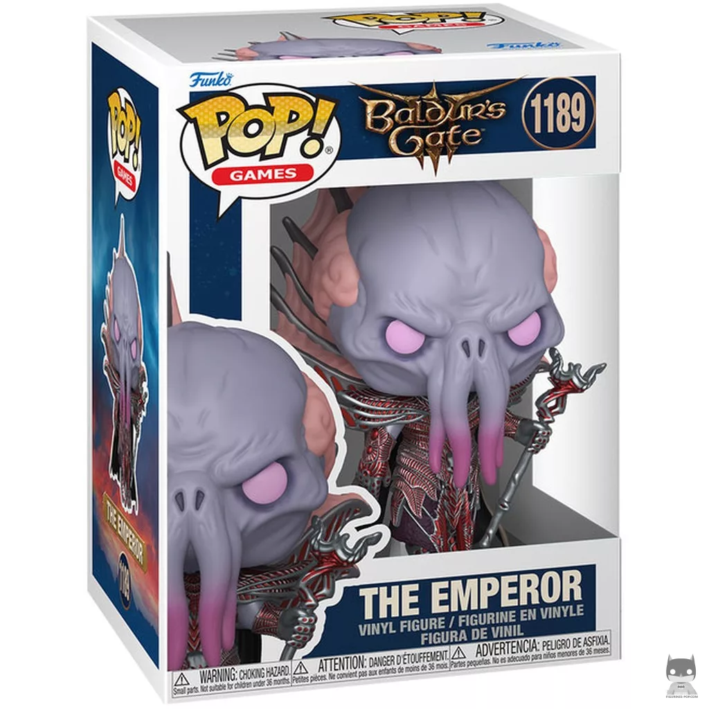 Figura Funko Pop! El Emperador en su caja