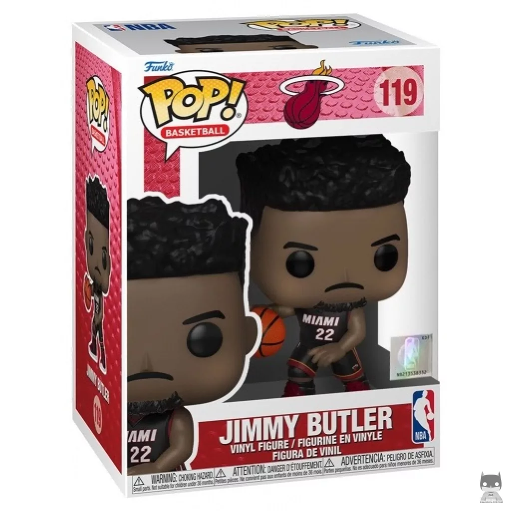 Figura Funko Pop! Jimmy Butler (Heat) en su caja