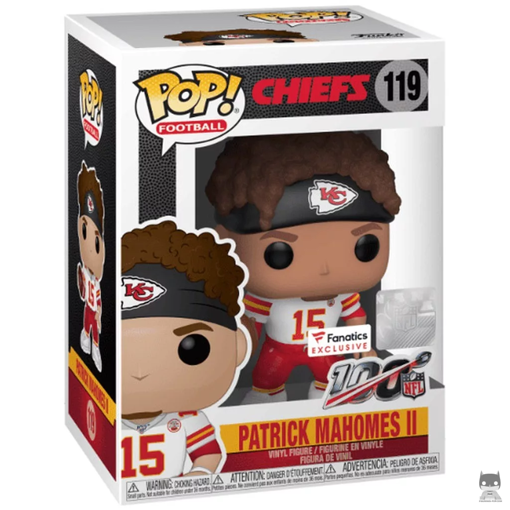 Figura Funko Pop! Patrick Mahomes II en su caja