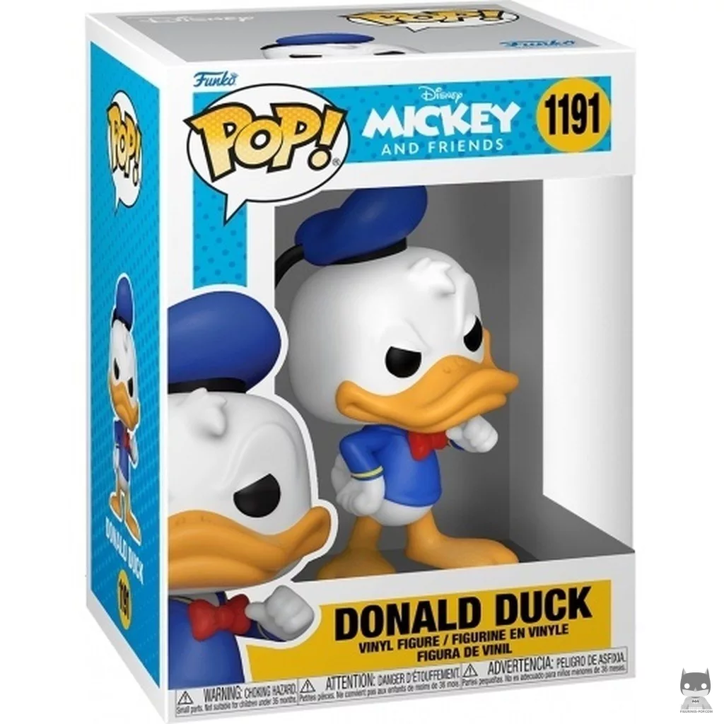 Figura Funko Pop! Pato Donald en su caja