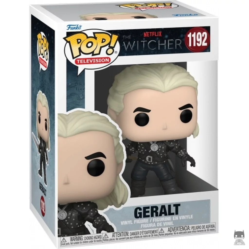 Figura Funko Pop! Geralt en su caja