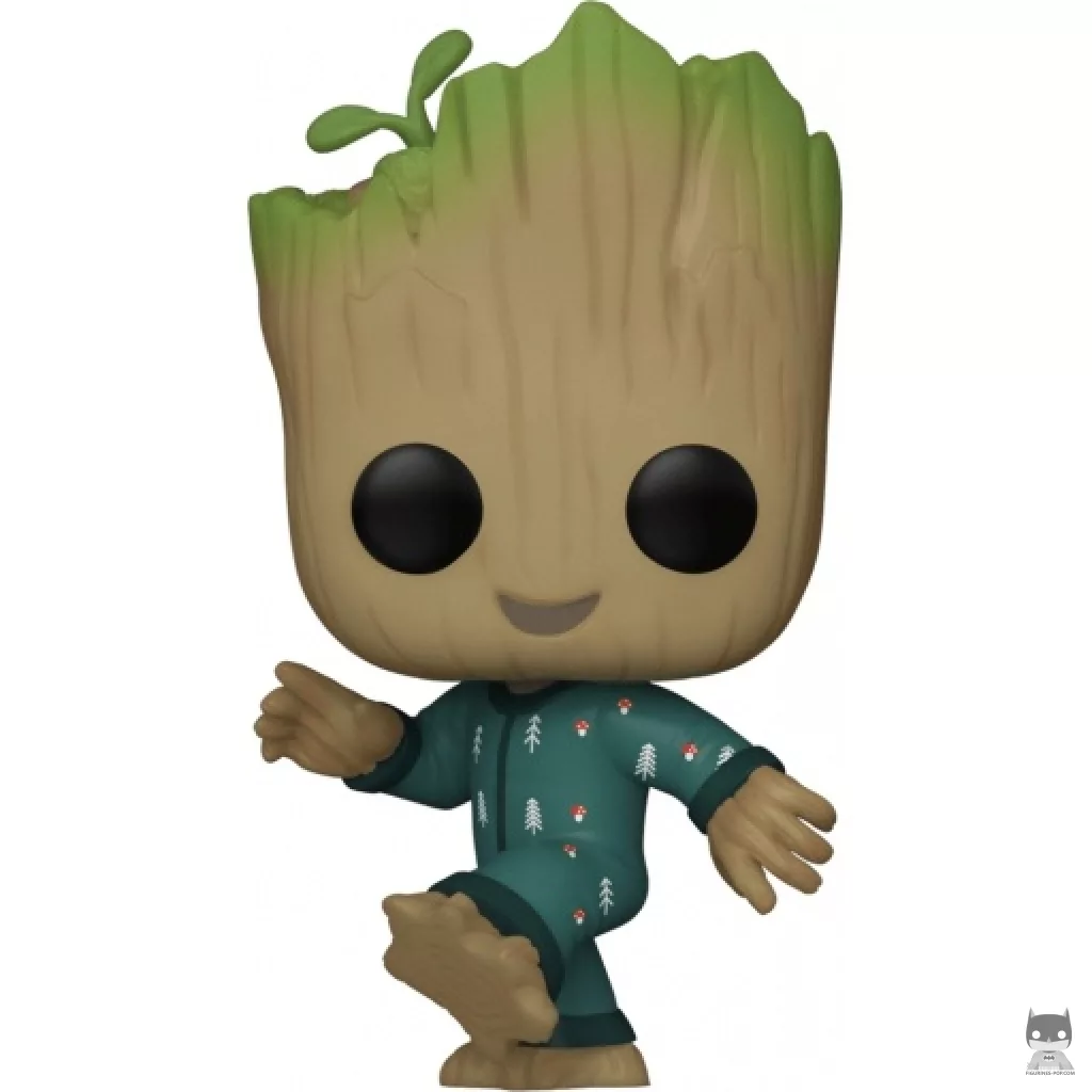 Figura Funko Pop! Groot en pijama bailando (Yo soy Groot)
