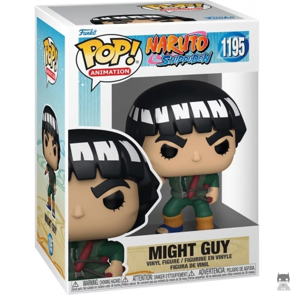 Figura Funko Pop! Might Guy en su caja