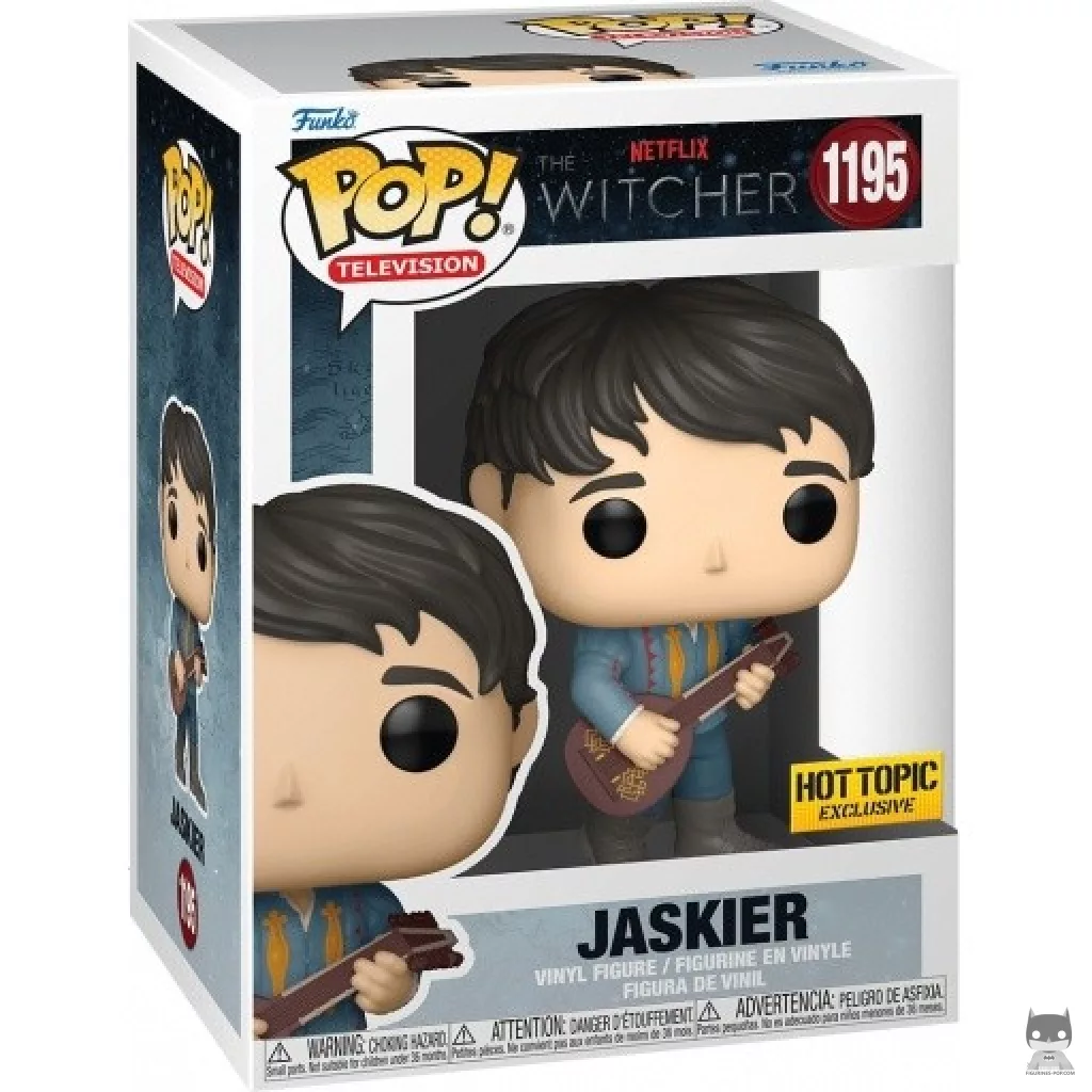 Figura Funko Pop! Jaskier en su caja