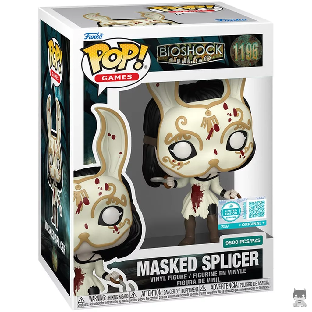 Figura Funko Pop! Splicer enmascarado en su caja