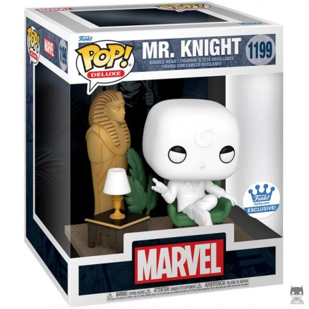 Figura Funko Pop! Mr. Knight en su caja