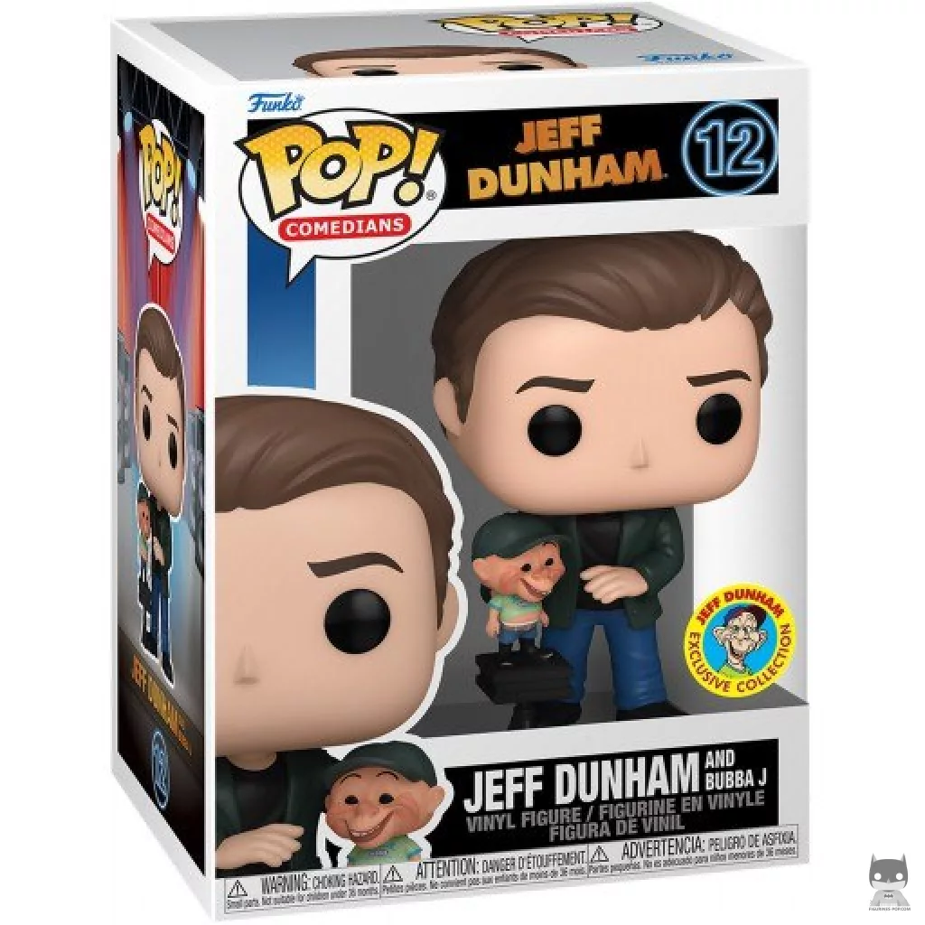 Figura Funko Pop! Jeff Dunham y Bubba J en su caja