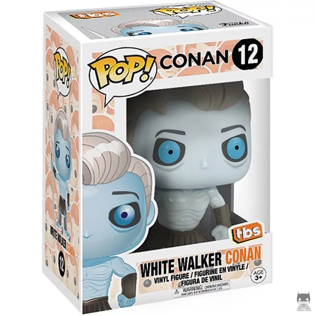 Figura Funko Pop! Conan O'Brien como Caminante Blanco en su caja