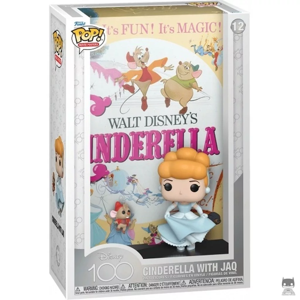 Figura Funko Pop! Cenicienta con Jaq en su caja