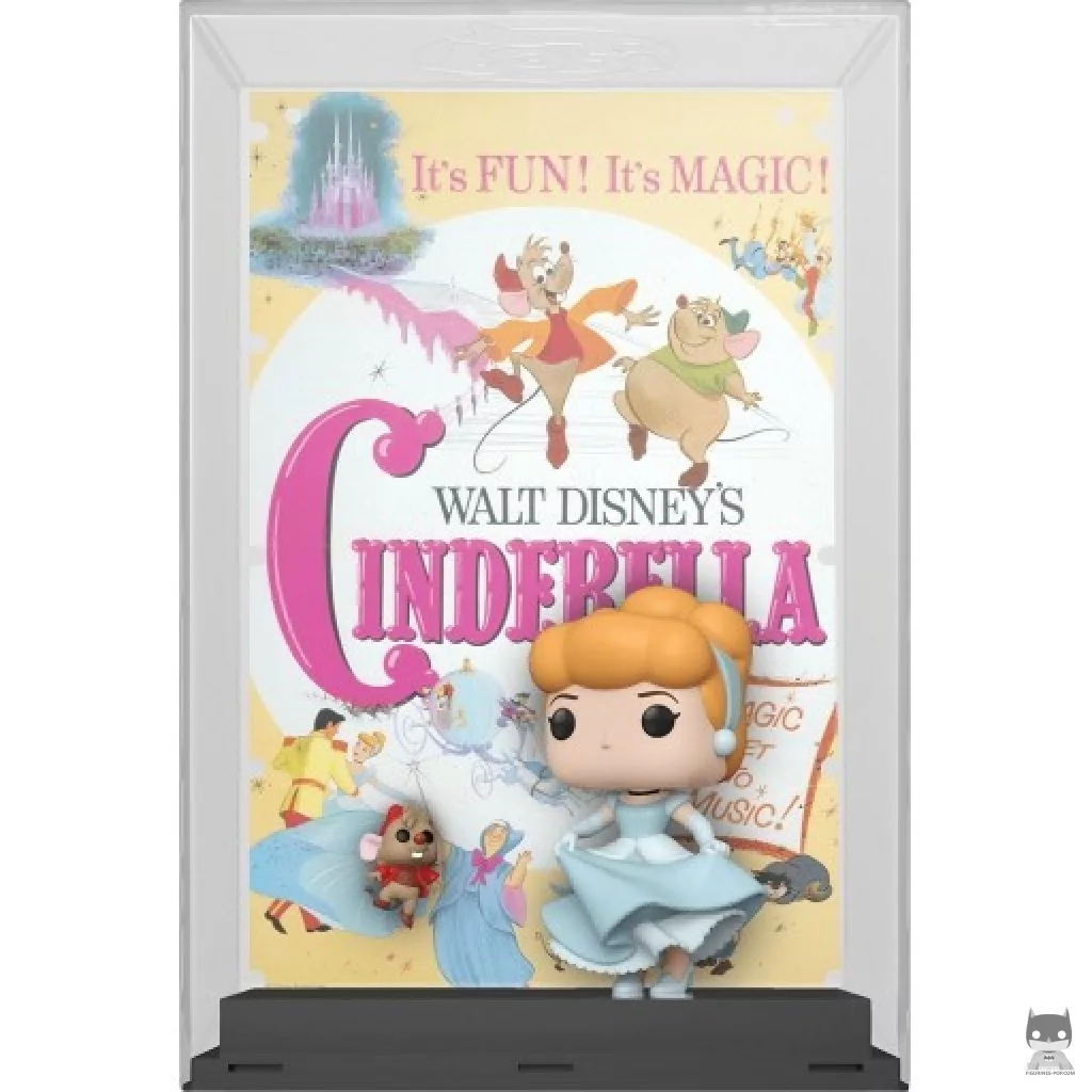 Figura Funko Pop! Cenicienta con Jaq (Disney 100)