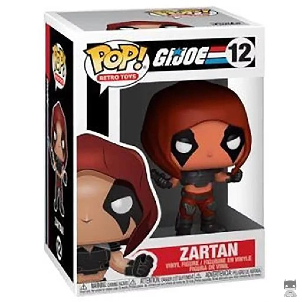 Figura Funko Pop! Zartan en su caja