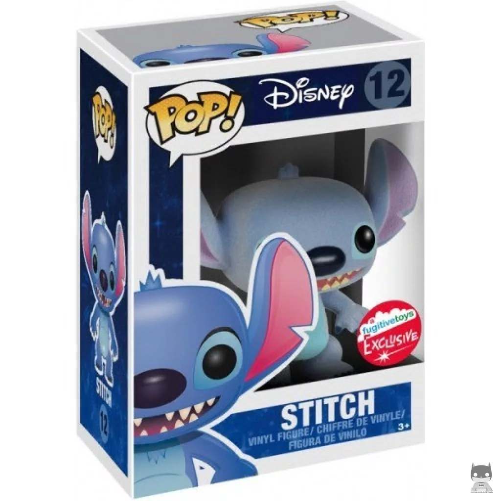 Figura Funko Pop! Stitch (Flocado) en su caja