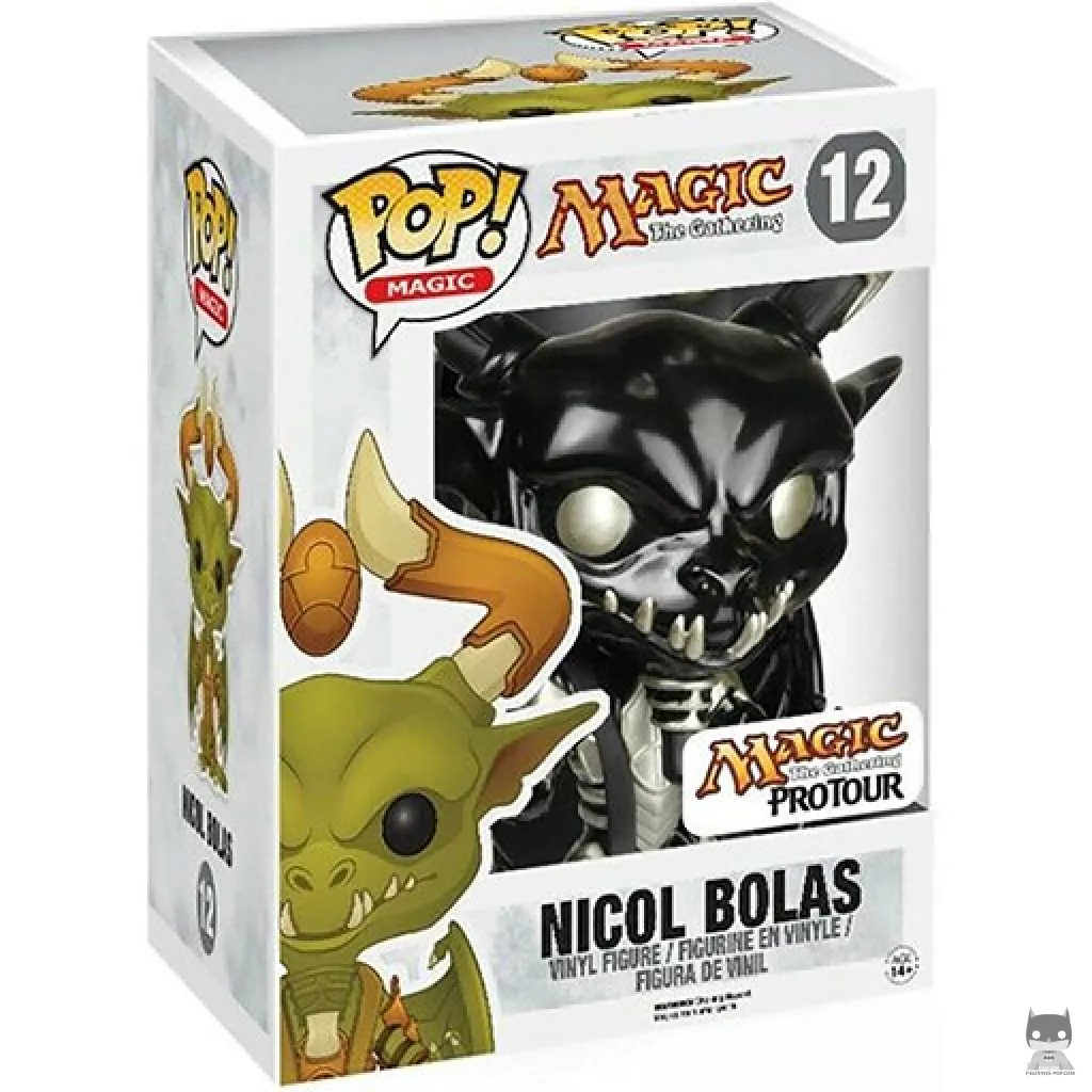 Figura Funko Pop! Nicol Bolas (Plateado) (Supersized) en su caja