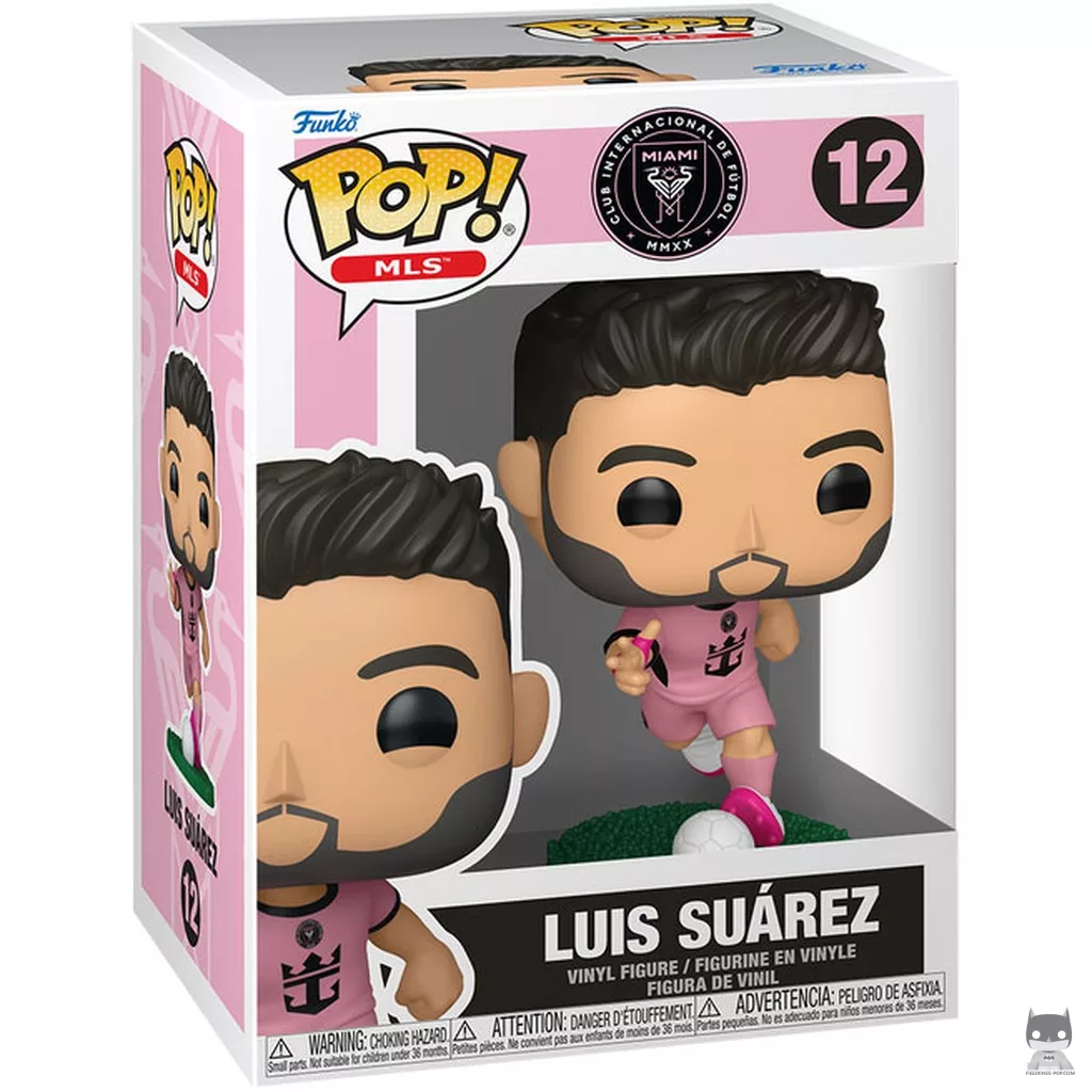 Figura Funko Pop! Luis Suárez (Inter Miami) en su caja