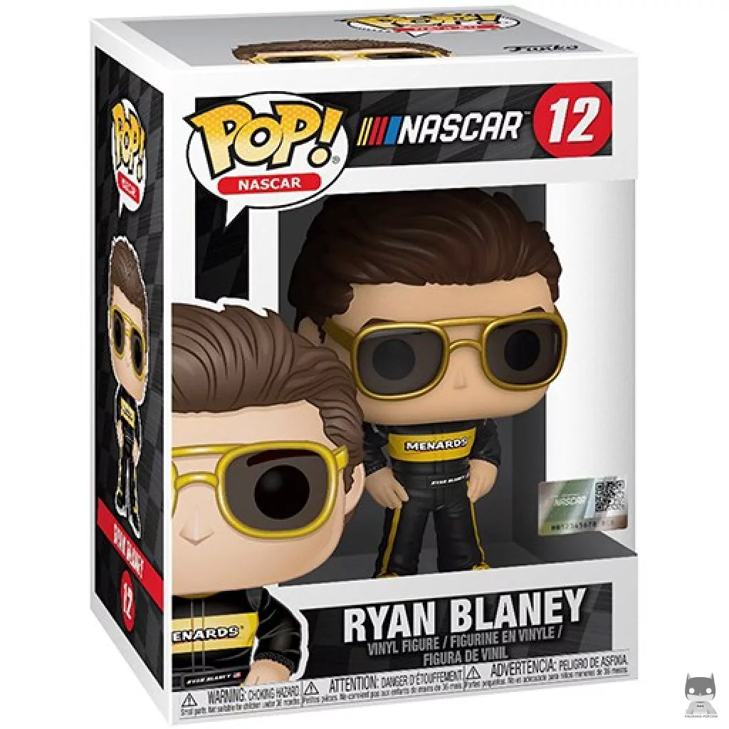 Figura Funko Pop! Ryan Blaney en su caja