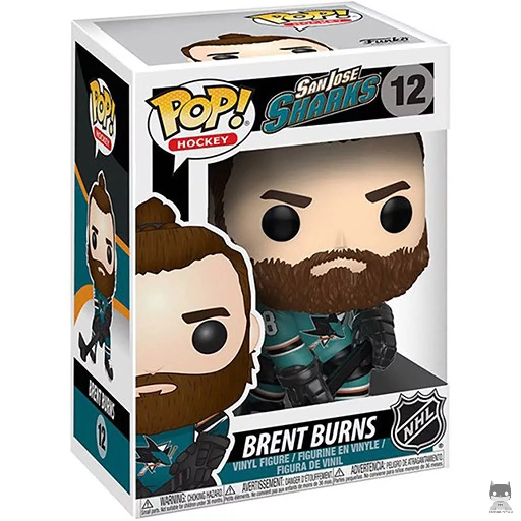 Figura Funko Pop! Brent Burns en su caja