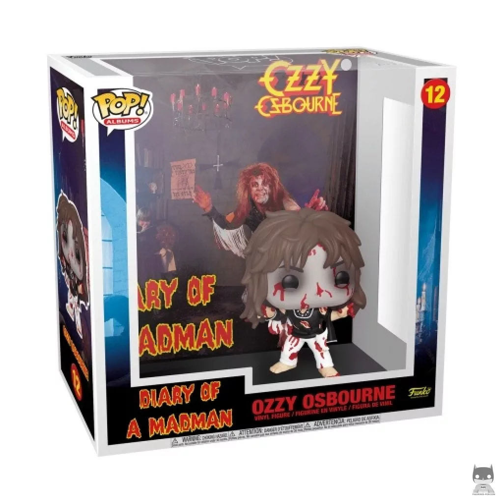 Figura Funko Pop! Ozzy Osbourne: Diary of a Madman en su caja