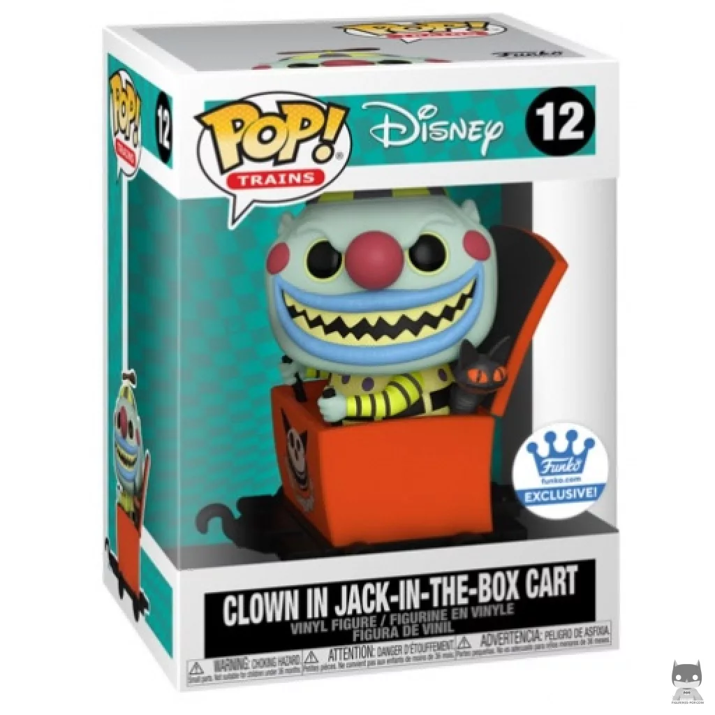 Figura Funko Pop! Payaso en carrito de caja sorpresa en su caja