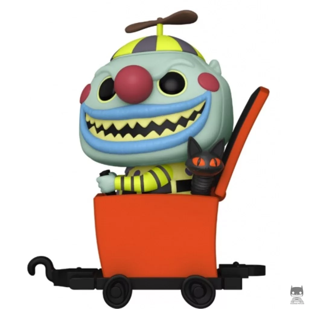 Figura Funko Pop! Payaso en carrito de caja sorpresa (Pesadilla antes de Navidad)