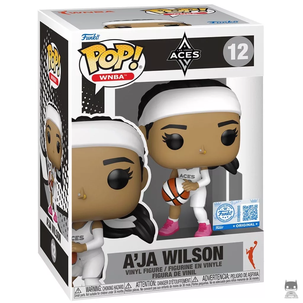 Figura Funko Pop! A'ja Wilson en su caja